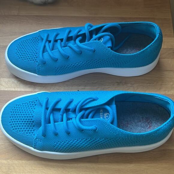 Giesswein Women’s US 6-7 Size 37 | Wool Washable Sneakers Blue/Teal Wool Insoles - Picture 5 of 9